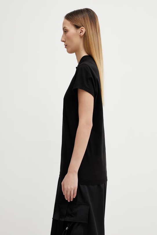 Rick Owens DRKSHDW t-shirt bawełniany Small Level DS01F4208.RN czarny SS26