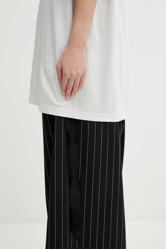 Rick Owens DRKSHDW t-shirt bawełniany Jumbo biały DS01F4204.RN