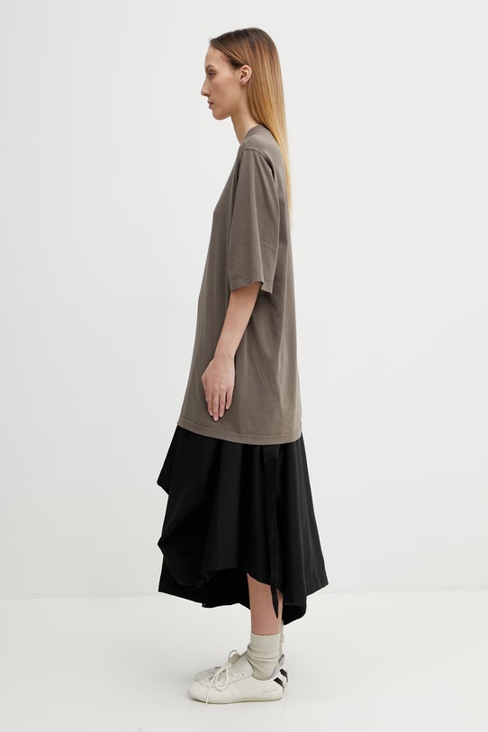 Rick Owens DRKSHDW t-shirt bawełniany Jumbo DS01F4204.RN brązowy SS26