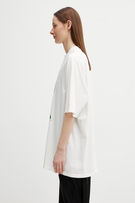 Rick Owens DRKSHDW Jumbo t-shirt bawełniany damski DS01F4204.RNEP5 beżowy SS26