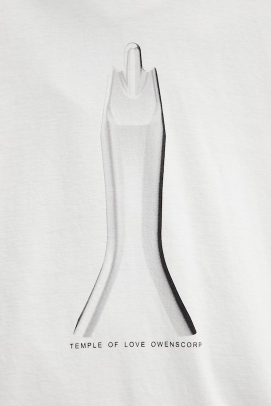 Rick Owens DRKSHDW Jumbo t-shirt bawełniany damski beżowy DS01F4204.RNEP5