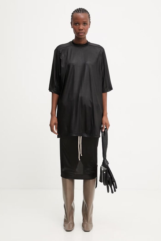 Rick Owens DRKSHDW Jumbo t-shirt damski DS01F4204.JL czarny