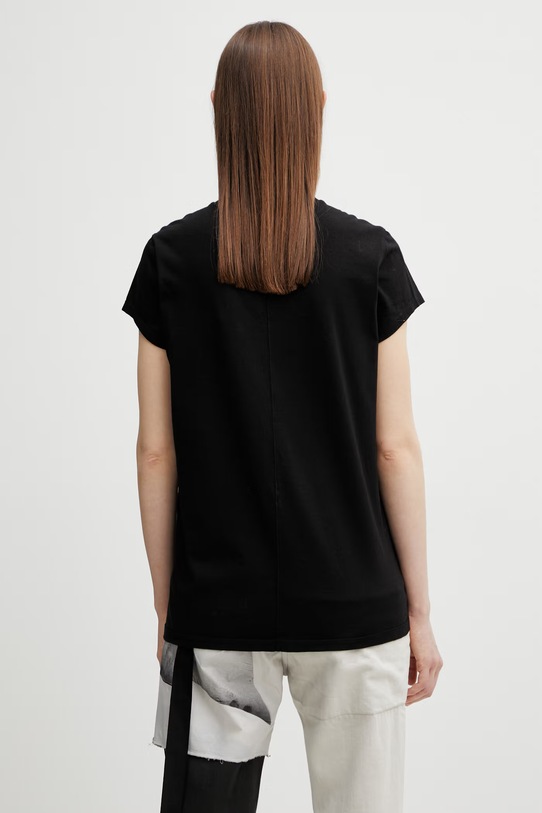 Odzież Rick Owens DRKSHDW Small Level t-shirt bawełniany damski DS01F4208.RNEP5 czarny