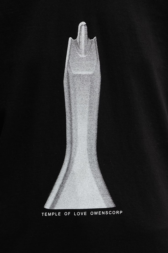 Rick Owens DRKSHDW Small Level t-shirt bawełniany damski czarny DS01F4208.RNEP5