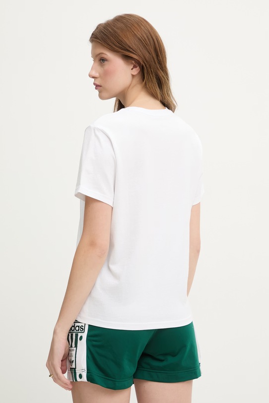 Odzież Converse t-shirt damski bawełniany CVW6T063 biały