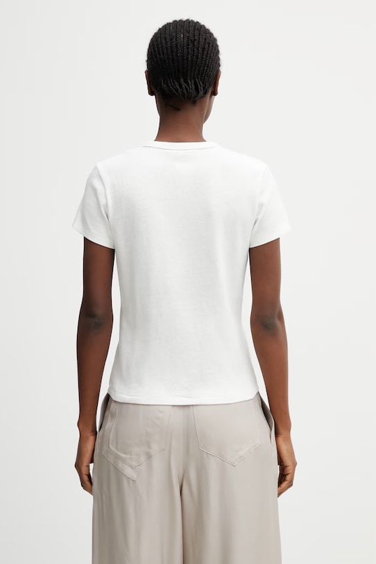 Odzież Kenzo T-Shirt bawełniany damski FG52TS0064SK biały