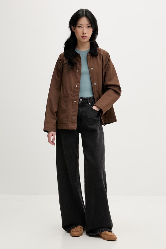 Dickies tričko dámske s bavlnou DK0A87QBL371 tyrkysová SS26