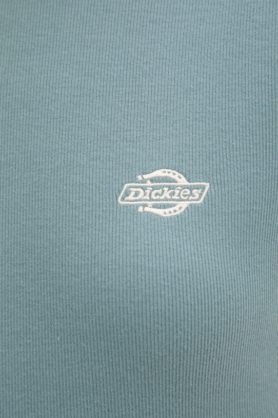 Dickies tričko dámske s bavlnou DK0A87QBL371 tyrkysová