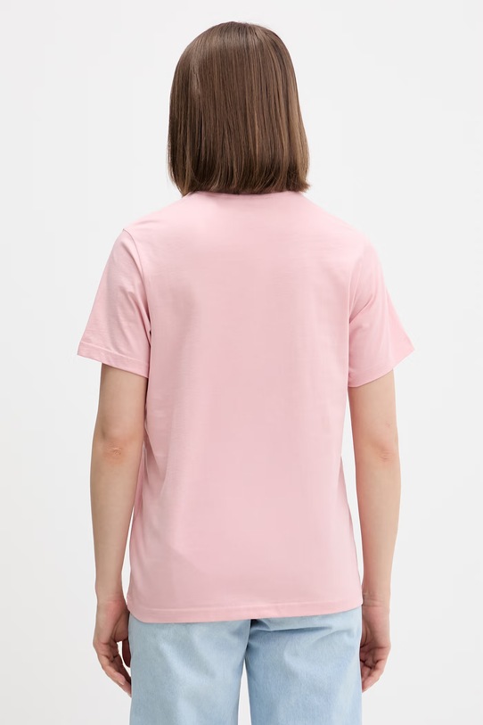 Odzież Dickies t-shirt basic damski bawełniany DK0A4XDAL471 różowy