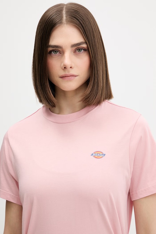 Dickies t-shirt basic damski bawełniany różowy DK0A4XDAL471