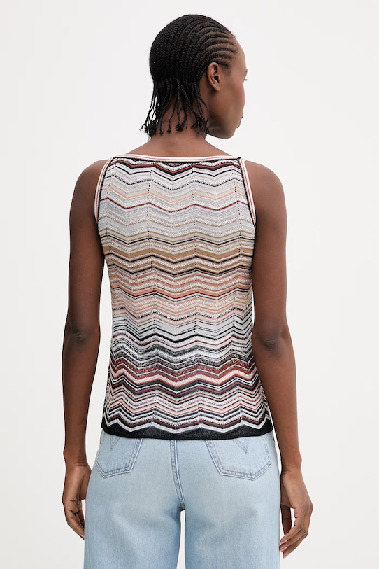 Odzież Missoni top DS26SK0T.BK01H9 pomarańczowy