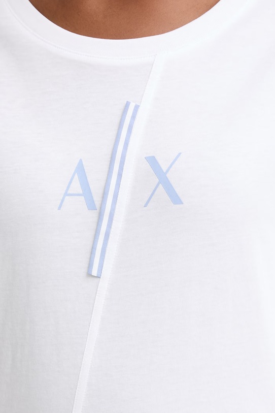Armani Exchange majica za žene od pamuka XW001712.AF10356 bijela