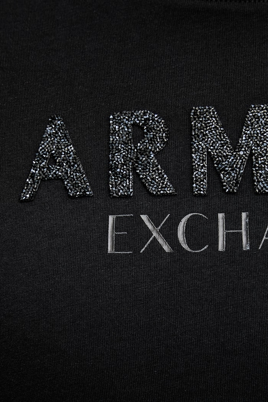 Armani Exchange t-shirt bawełniany XW002106.AF10356 czarny
