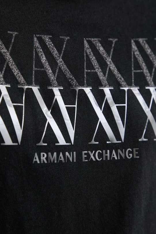 Armani Exchange тениска дамска от памук XW002290.AF17172 черен