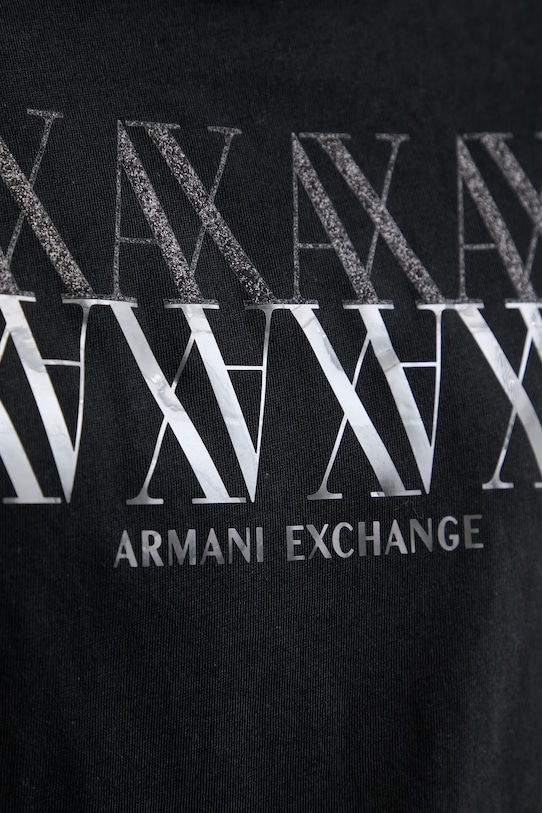 Armani Exchange тениска дамска от памук XW002290.AF17172 черен