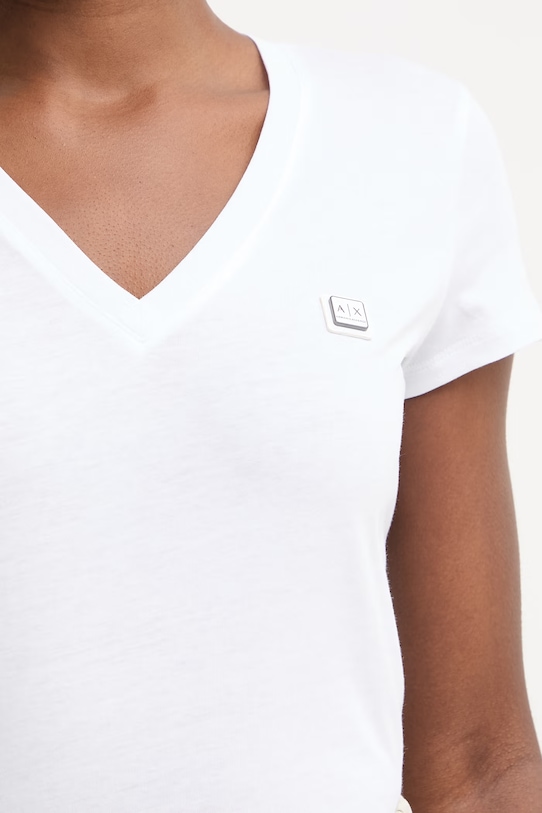 Armani Exchange тениска дамска от памук XW002292.AF10356 бял