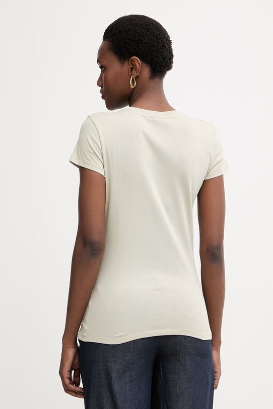 Дрехи Armani Exchange тениска дамска от памук XW002292.AF10356 бежов