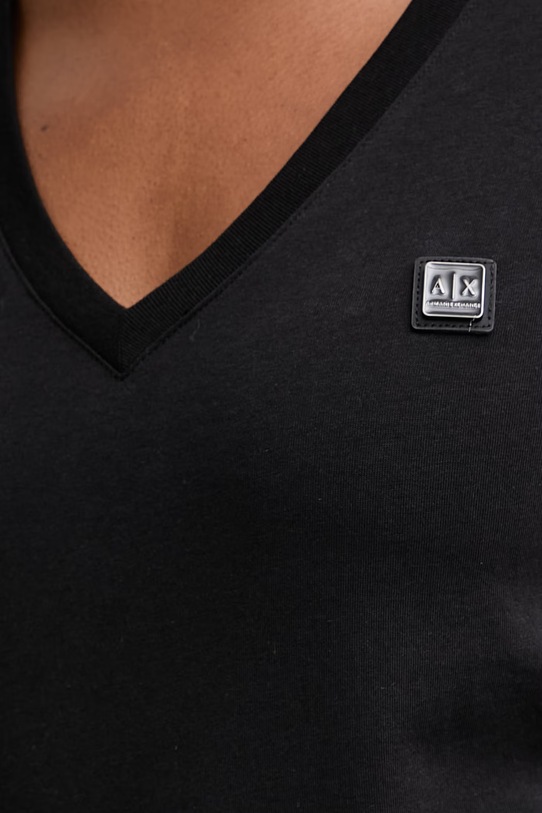 Armani Exchange тениска дамска от памук XW002292.AF10356 черен
