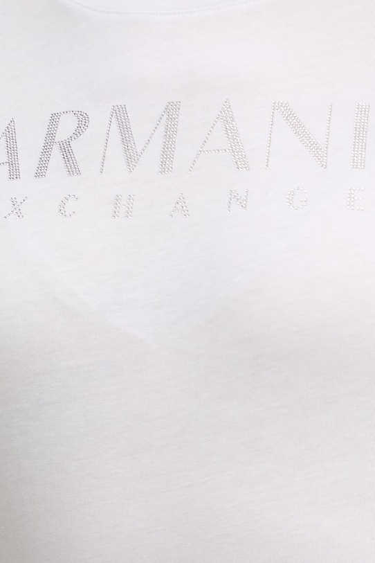 Памучна тениска Armani Exchange XW002294.AF17172 бял