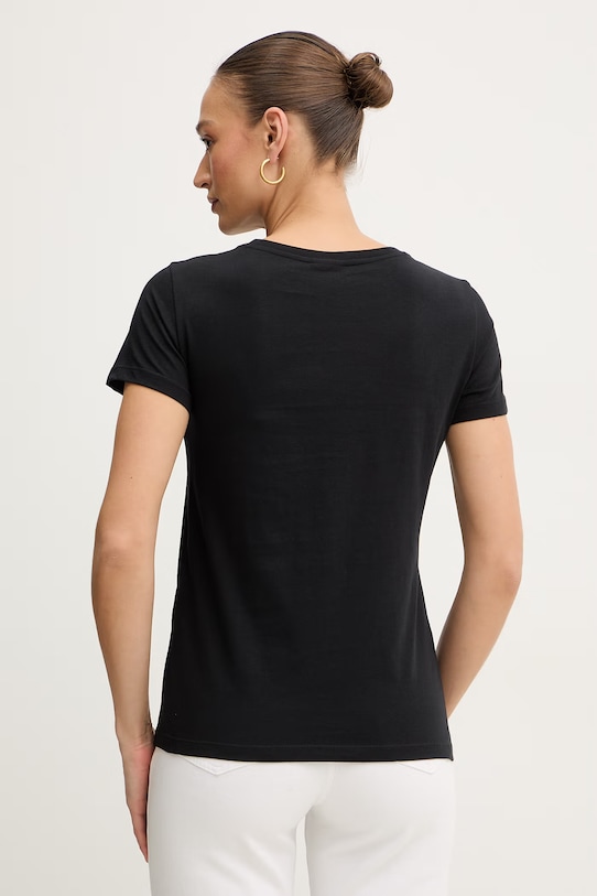 Памучна тениска Armani Exchange XW002294.AF17172 черен SS26