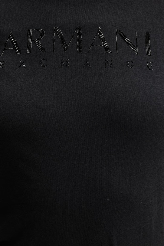 Памучна тениска Armani Exchange черен XW002294.AF17172