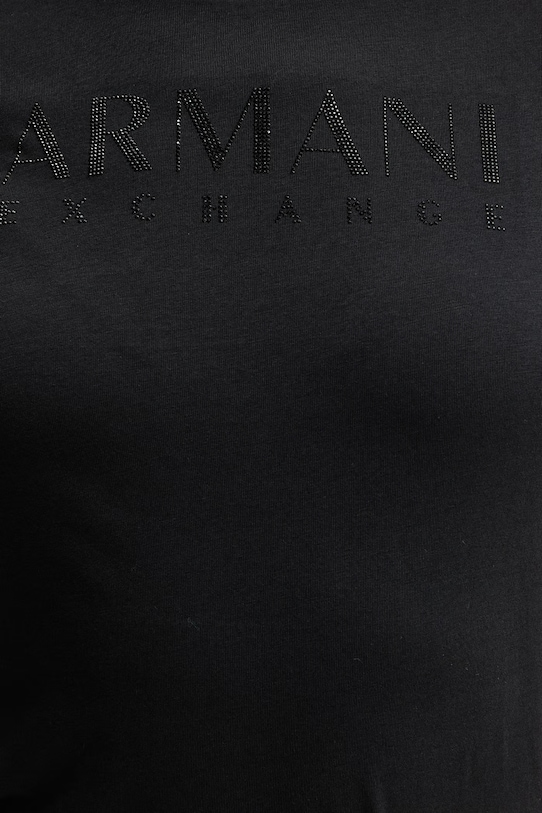 Памучна тениска Armani Exchange черен XW002294.AF17172