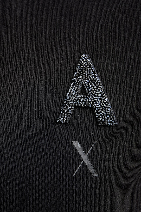 Armani Exchange t-shirt bawełniany XW002330.AF10356 czarny