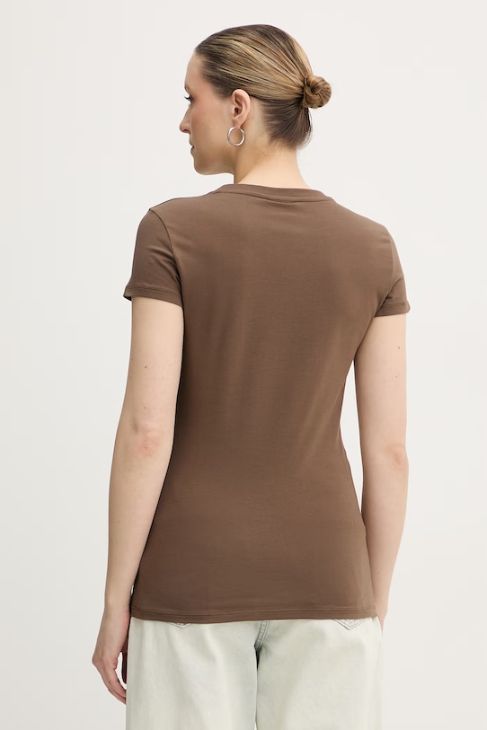 Odzież Armani Exchange t-shirt XW002333.AF16294 brązowy