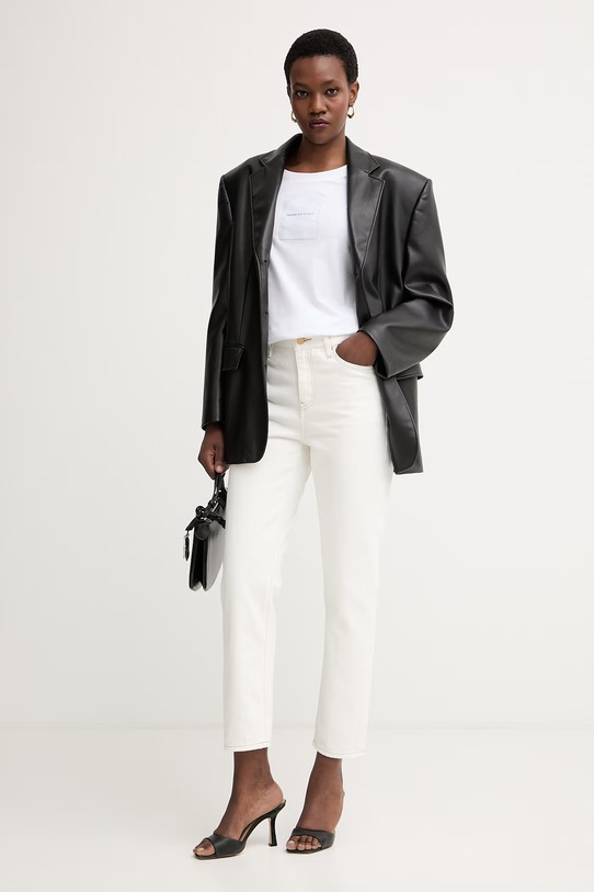 Armani Exchange majica ženska pamučna XW002338.AF10356 bijela SS26