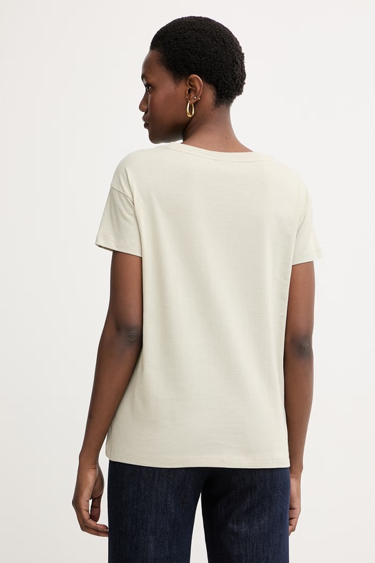 Odzież Armani Exchange T-shirt damski bawełniany XW002338.AF10356 zielony