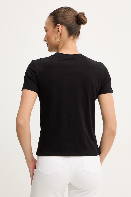 Памучна тениска Armani Exchange XW002340.AF10358 черен SS26