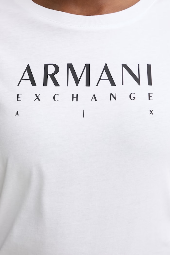 Armani Exchange tričko dámske bavlnené XW002345.AF10356 biela