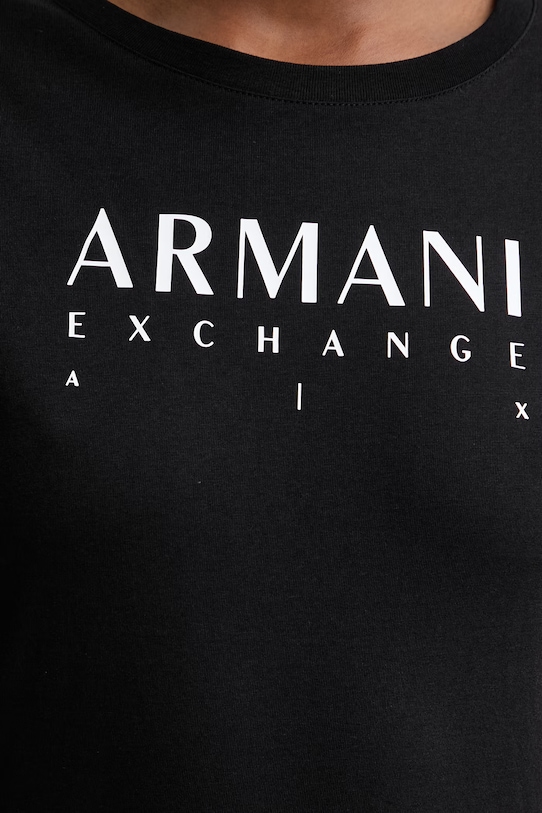 Armani Exchange tričko dámske bavlnené XW002345.AF10356 čierna