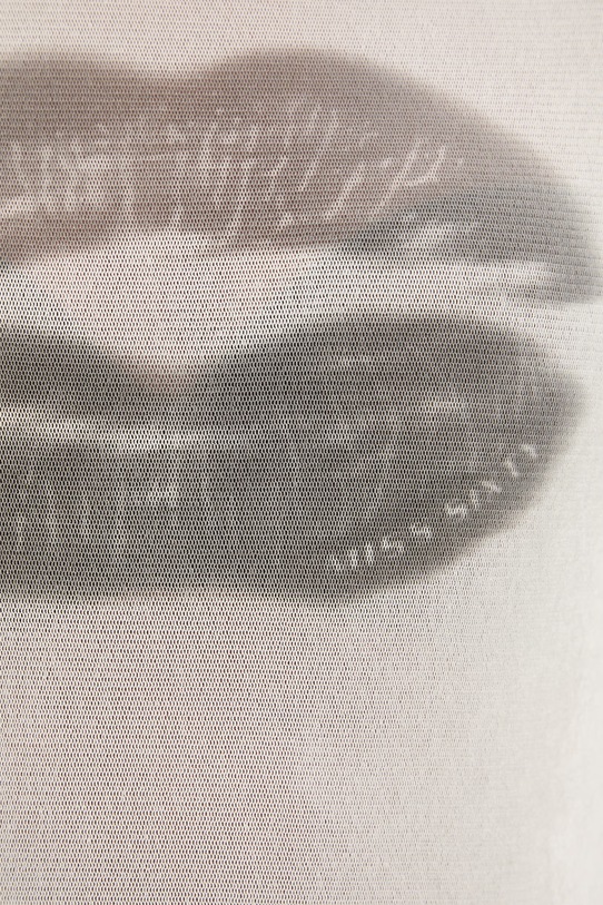 Βελούδινο μπλουζάκι Miss Sixty 6M1SJ34300 μπεζ