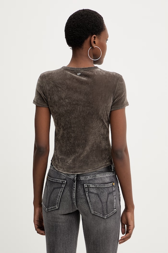 Abbigliamento Miss Sixty maglietta in velluto 6M1SJ34300 marrone