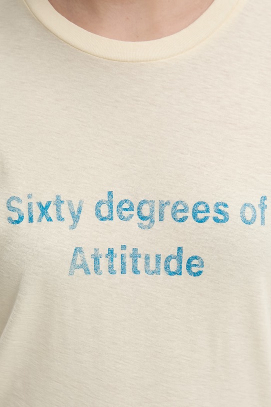 Miss Sixty T-shirt damski z bawełną 6M1SJ72110 żółty