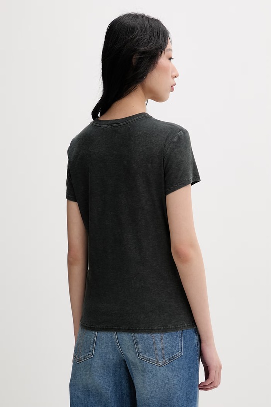 Odzież Miss Sixty T-shirt damski z bawełną 6M1SJ72110 czarny