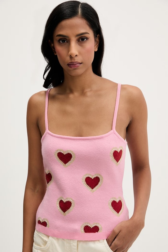 Never Fully Dressed top różowy NFDKN817