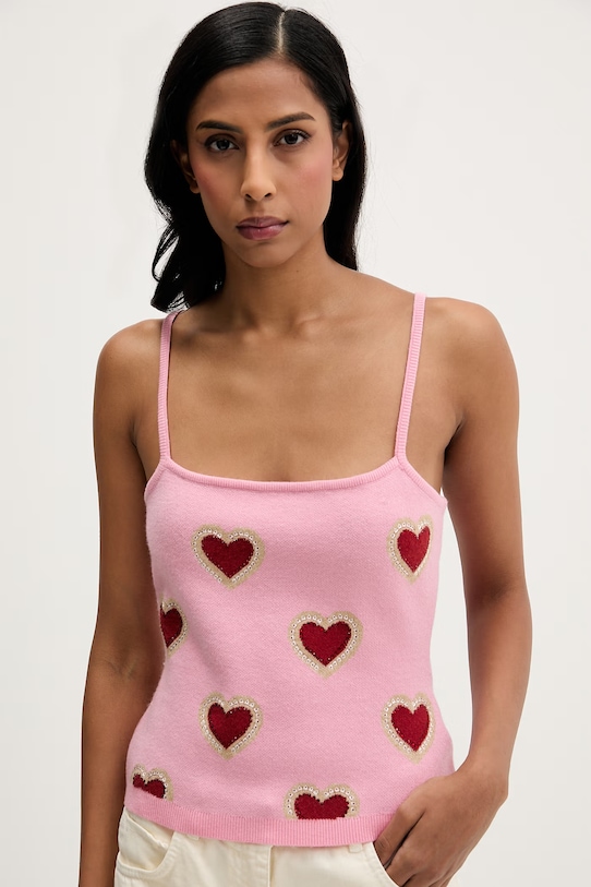 Never Fully Dressed top różowy NFDKN817