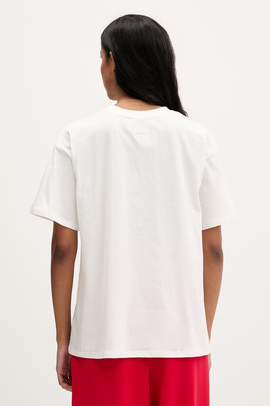 Odzież Never Fully Dressed t-shirt bawełniany NFDTO2072 biały