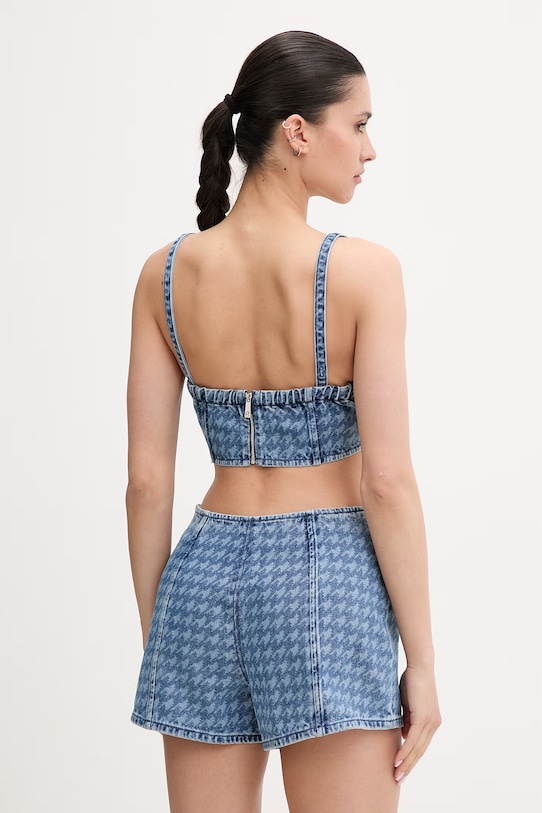 Ρούχα Perfect Moment κροπ τοπ γυναικείο ντένιμ W8000319 μπλε
