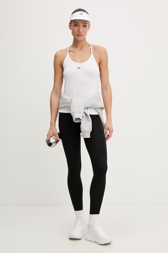 Under Armour top treningowy damski Vanish 6010871 biały SS26