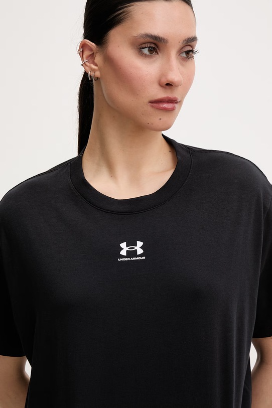 Under Armour T-shirt damski Rival Boxy Tee czarny 6011064