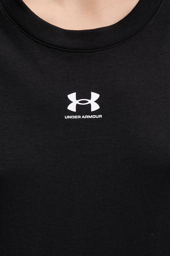 Under Armour T-shirt damski Rival Boxy Tee 6011064 czarny