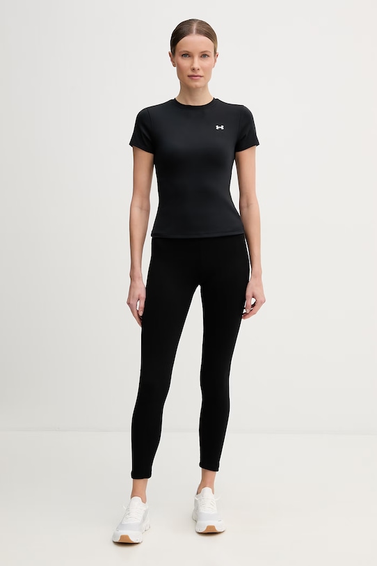 Under Armour t-shirt treningowy damski Motion Fitted 6012291 czarny SS26