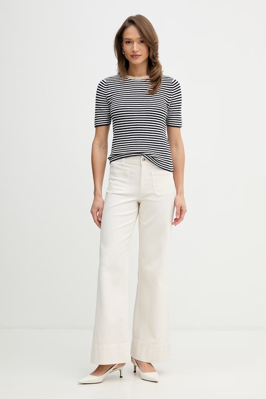 OUI t-shirt 96490 granatowy SS26