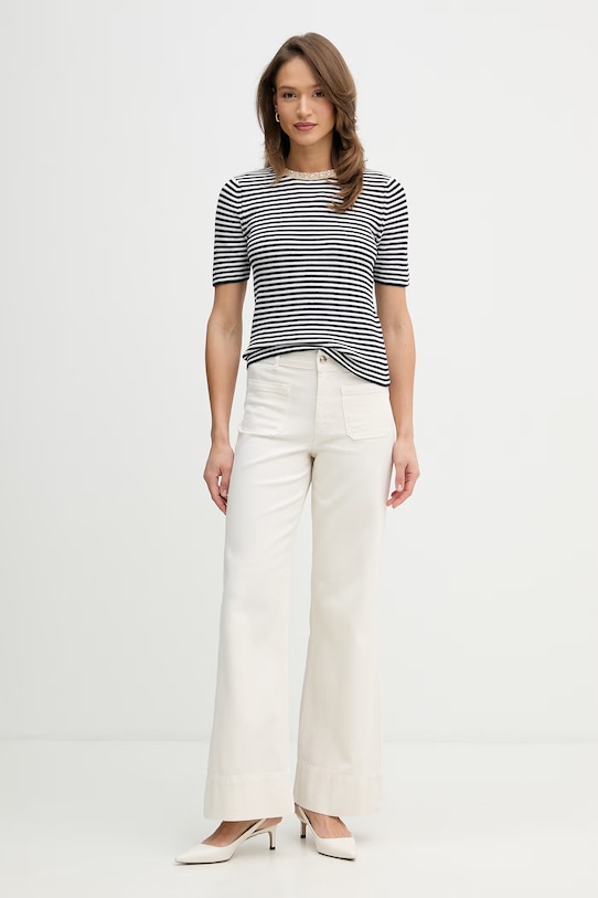 OUI t-shirt 96490 granatowy SS26