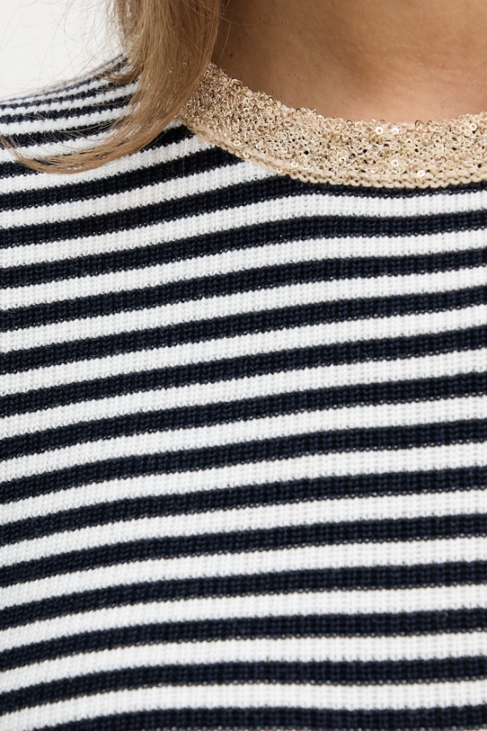 OUI t-shirt 96490 granatowy