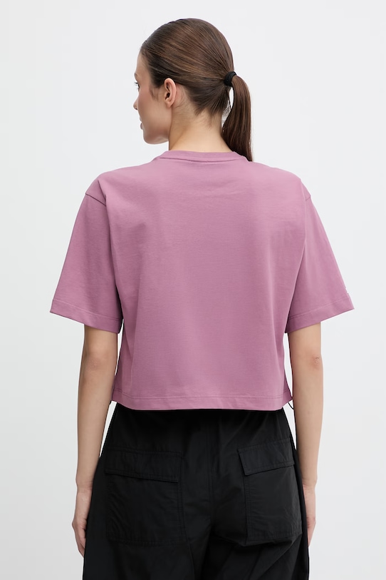 Odzież Salomon t-shirt bawełniany LC2834700 różowy