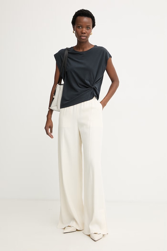 BOSS Orange tričko dámske s modalom C Ebony 50553458 čierna SS26